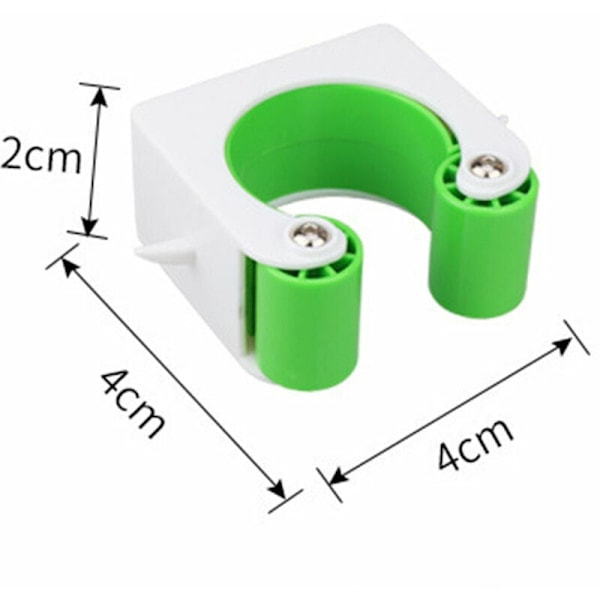 Sykkelparkeringsspenne Veggmontert Landeveissykkel Vertikal Oppbevaringsstativ Klemme Sykkelholder Displaystativ Sykkelspenner, Grønn-4*4*2cm