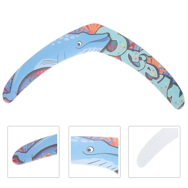 Udendørs Boomerang Kast Boomerang Børn Boomerang Legetøj Flyvende Legetøj Assorteret Farve 2 43x20cm