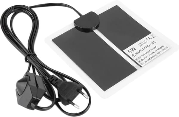 Varmematte 5w - 14cm x 15cm - med dimmer