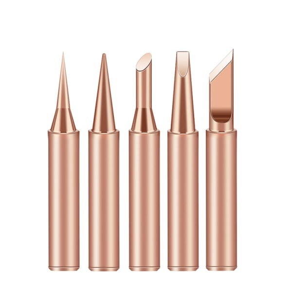 900m-t Serie Ren Kobber Loddejernspidser Form B, K, Sk, 0.8d, 1.2d, 2.4d, 3.2d, 1c, 2c, 3c