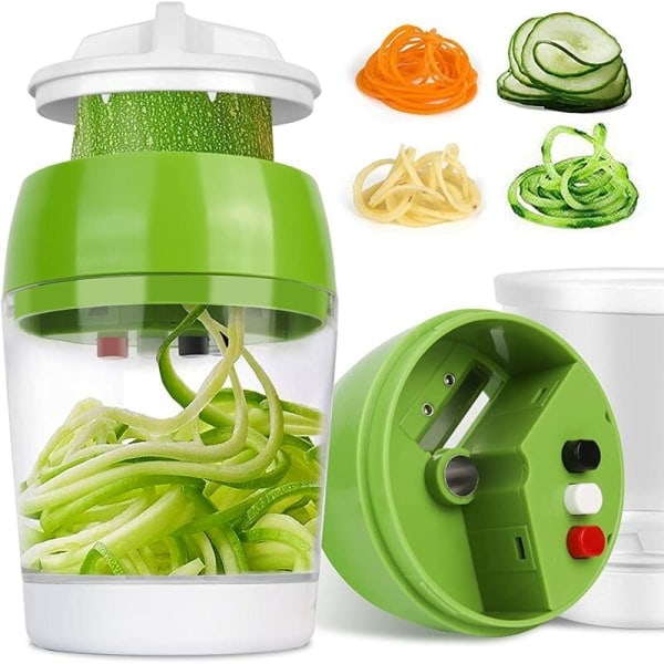 1 Spiral Grönsaksskärare, Grönsaksspiralizer Grönsaksspiralizer Kök Mandolin Skärare, Spagettiskärare för Zucchini