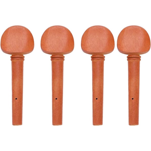 4Pcs 4/4 Tuning Pegs Violin Wood Jujube Strings Instrument Accessory Replacement - Peg