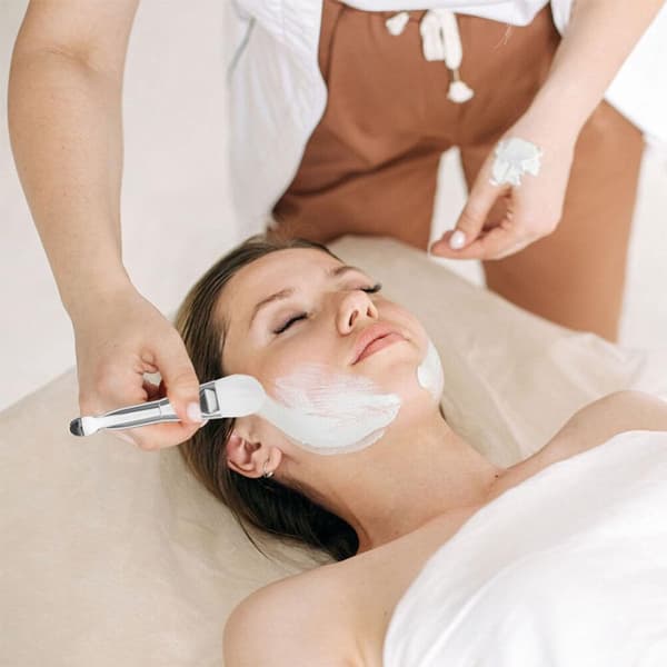 ING maskebørster - for påføring av ansiktskrem, lotion, leiremaske, ansiktskrem, gel.
