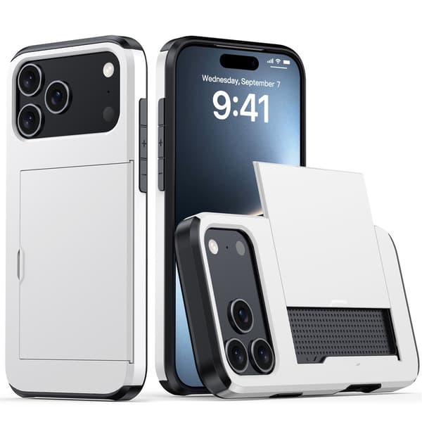 ING iPhone 17 Pro telefoncover med kortholder.