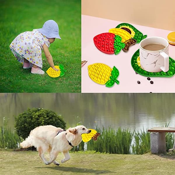 4-pakkauksen Bubbla Sensorinen Pop it -fidget-lelu