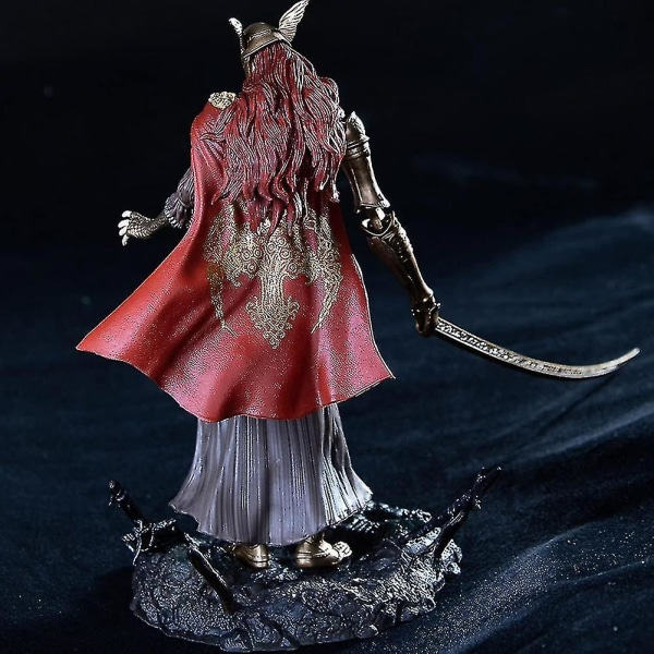 Elden Ring-figur, 24 cm / 9,4 tum Malenia PVC-figur Staty Anime Cartoon Skulptur Kompatibel med spelfans