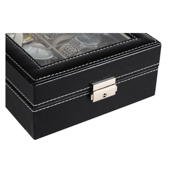 Klockbox / Klocklåda / Urbox för 6 klockor svart