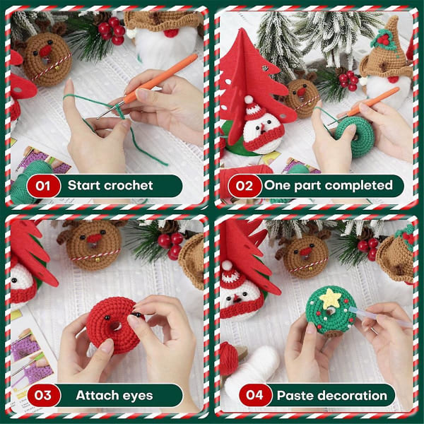 Virka kit för nybörjare, DIY virka kit med steg-för-steg video tutorials, Lär dig virka kit([HK])