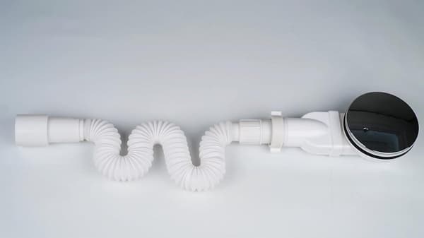 ING Duschkarssifon - Passar 90 mm öppningsdiameter - Installationshöjd 40 mm - Vit
