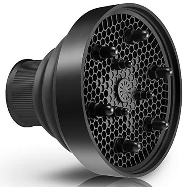 diffuser, diffuser hårtørrer, Diffuser hårtørrer tilbehør universal, Universal med silikone til krøller universal børste, hårtørrer