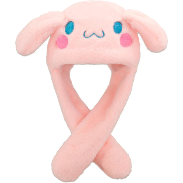 Anime Hvit Hundøre Bevegelig Hoppende Lue Fluffy Beanie Beanie Myk Varm Vinter Hodeplagg Søte Huer For Kvinner b b