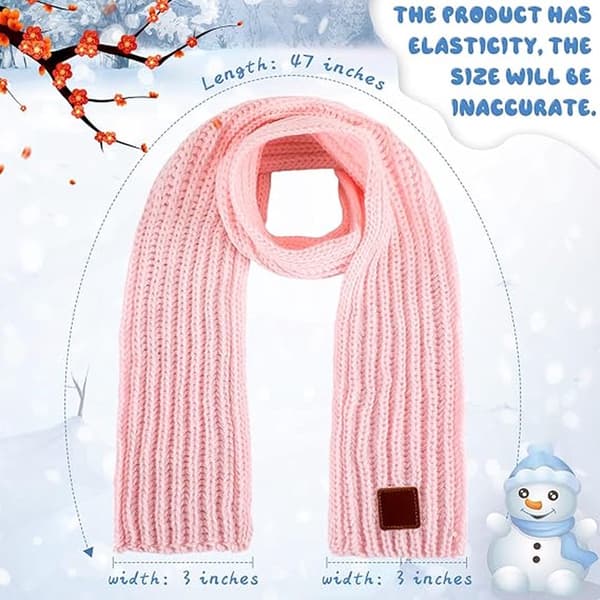 Todelers skjerf - bomull - rosa + beige
