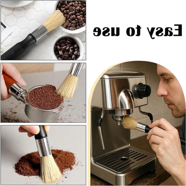 Baristaharjat - kahviharja puukahvalla - 2 kappaletta