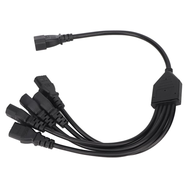 UPS PDU C14 til 5X C13 Strømadapterkabel, 10A 250V Y-Splitter, Han til Hun Strømkabel, 1.6ft