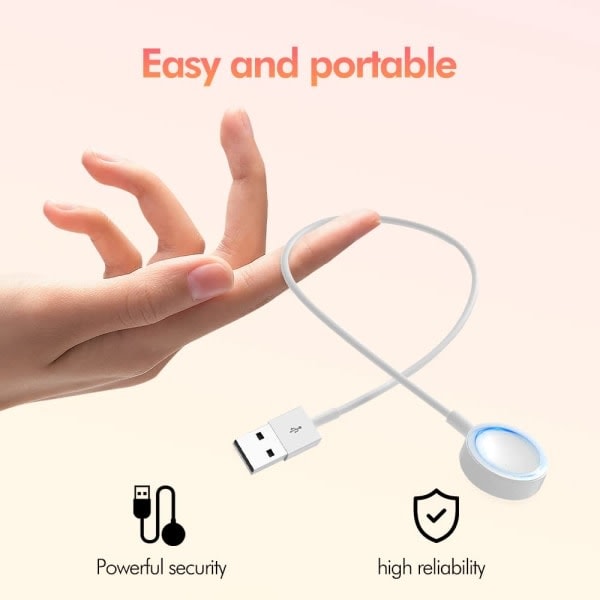 Apple Watch Oplader [Apple MFI Certificering] Hurtig Trådløs Magnetisk