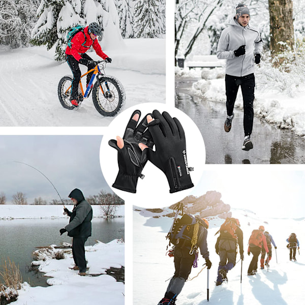 Cykelhandsker Touchscreen Mountainbike Handsker Vandtætte XL