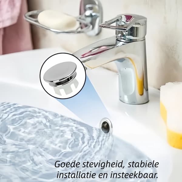 4-delt overløbsdæksel - Dæksel til håndvask/vask overløbshul - Håndvask overløbsring - Dekorativ plast overløbsring - Kobberring - Sølv