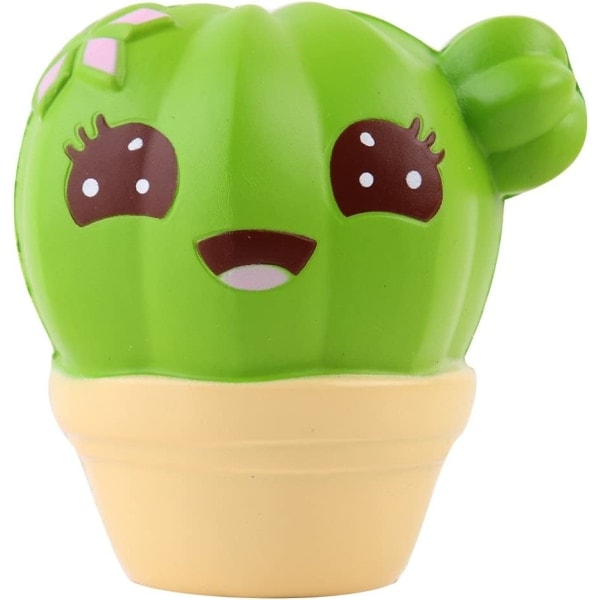 Squishies Kaktus Doftande Långsamt Stigande Kawaii Squishies Stressavlastande Leksak Perfekt för Samling Present 1st