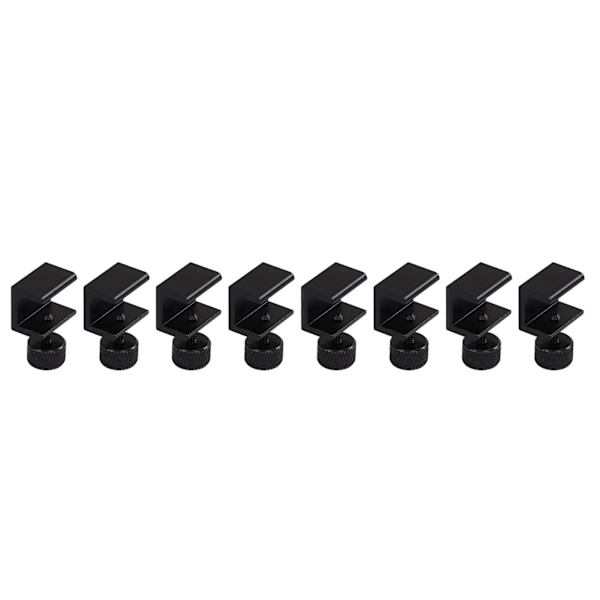 8 stk 3D-printerglasclips Justerbar universel aluminiumlegering Varmebedsklemme til Ender 3/3 Pro/V2/3S/5 Pro