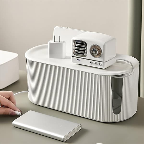 Kabelhanteringsbox organizer - Kabelhanteringsbox organizer - Vit