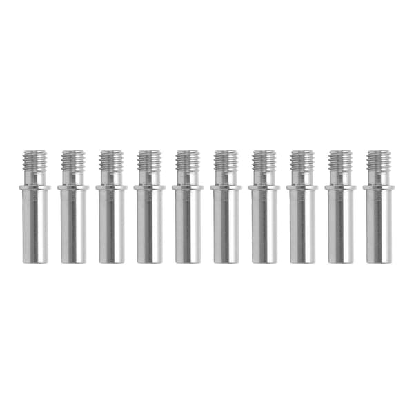 10 stk M6 Hotend-halsrør - Direkte tilslutning, Holdbart rustfrit stål 3D-printer Hot End-halsrør til i3 Mega
