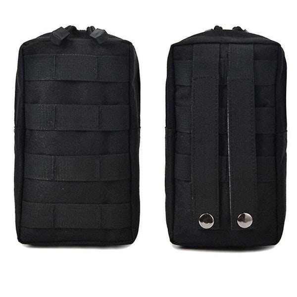 2 kpl Taktiset Molle-taskut EDC-käyttötaskut Gadget-varustepussi Sotilasliivi Vyötäröpakkaus