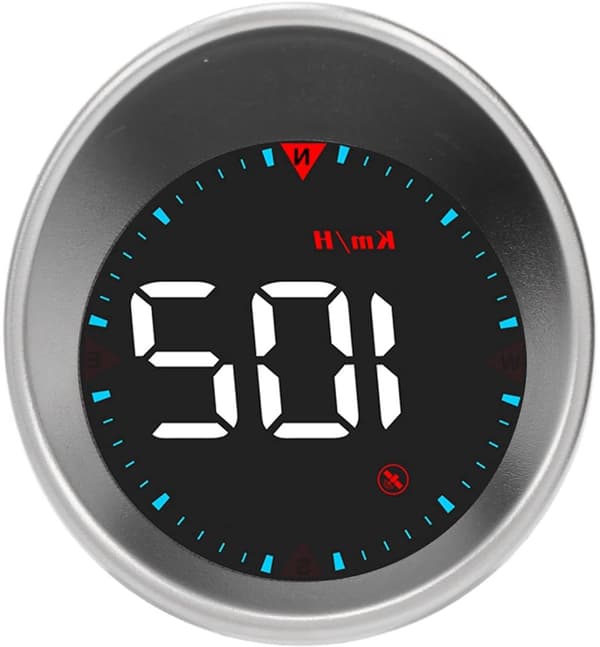 Digital head-up display hastighetsmätare - multifunktionell med larmfunktion - kompakt design