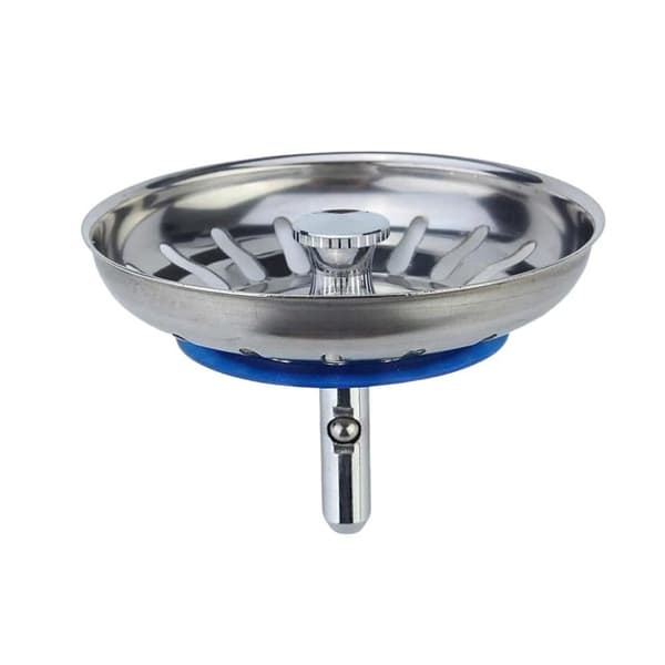 Diskho Sil med Justerbart Lås - Universal Diskho Sil, Utdragbar Sil Korg, Rostfritt Stål, Diskmaskinsäker (80mm)