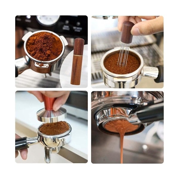 Espresso-sekoitin Espresso-annostelijatyökalu Kannettava Espresso-annostelijatyökalu, 6 piikkiä