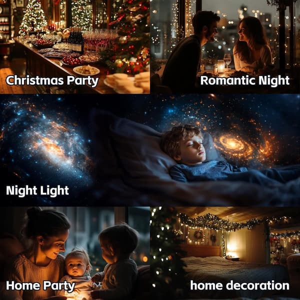LED-julprojektor, dekoration för inomhus/utomhus, hem/sovrum/vardagsrum, julklapp