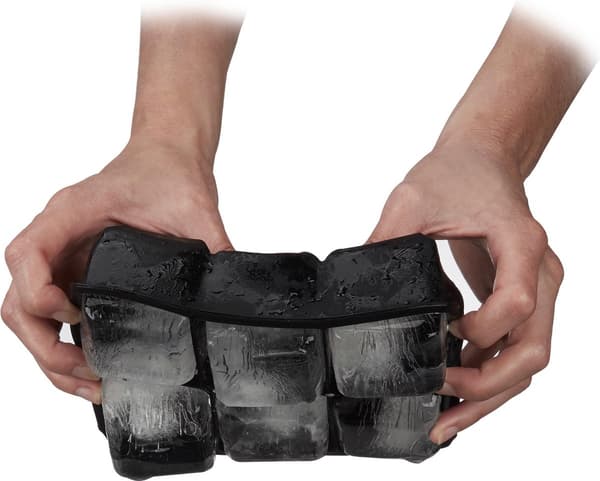 Silikon isbitbrett, XL, 5 cm, fleksibelt, for 6 isbiter