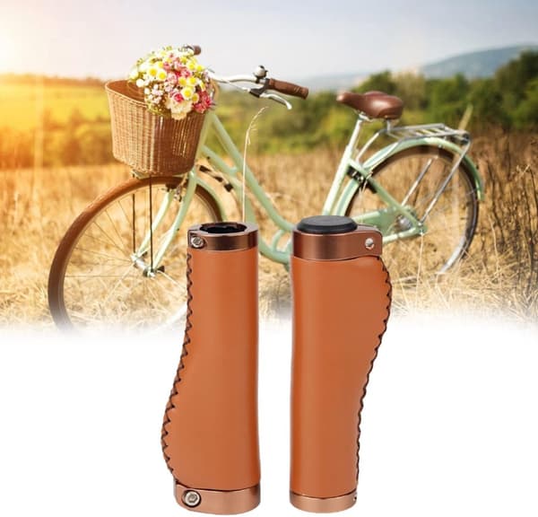 PU retro cykelstyrgreb, 1 par