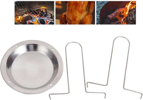 Ølboks kyllinggrillstativ - Vertikalt grillstativ - Kyllinggrillstativ - Rustfritt stål