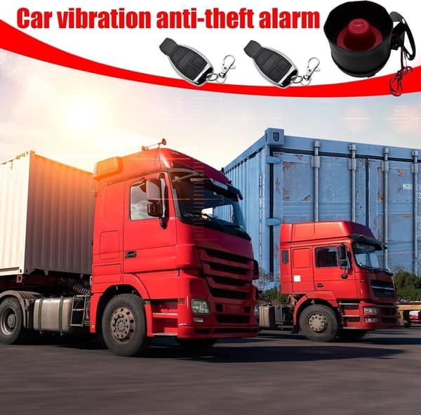 Tyverisikring Bilalarmsystem med Lyd - 12V Tyveriforebyggelse