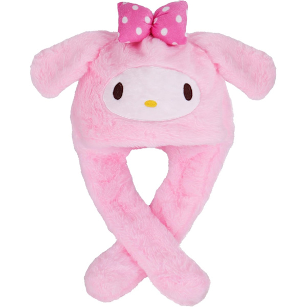 Anime Hvit Hundøre Bevegelig Hoppende Lue Fluffy Beanie Beanie Myk Varm Vinter Hodeplagg Søte Huer For Kvinner Melody Melody