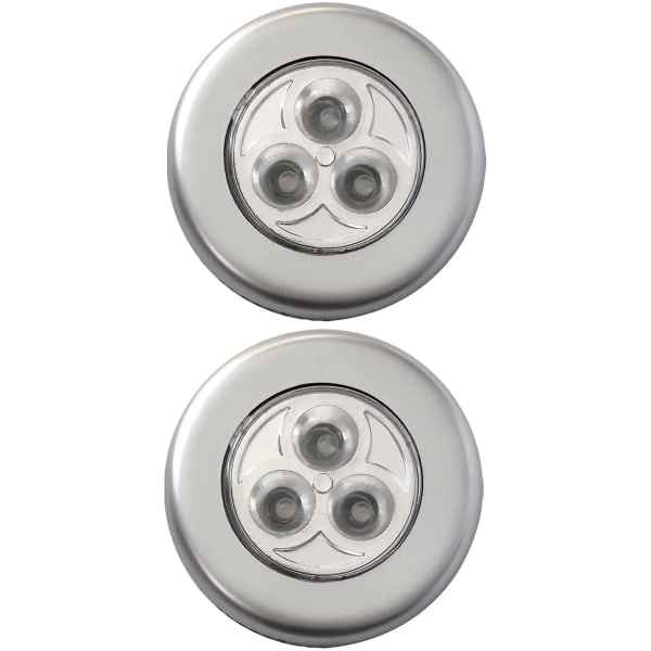 2-pack LED-lampa med batteridrift Trådlös nattlampa