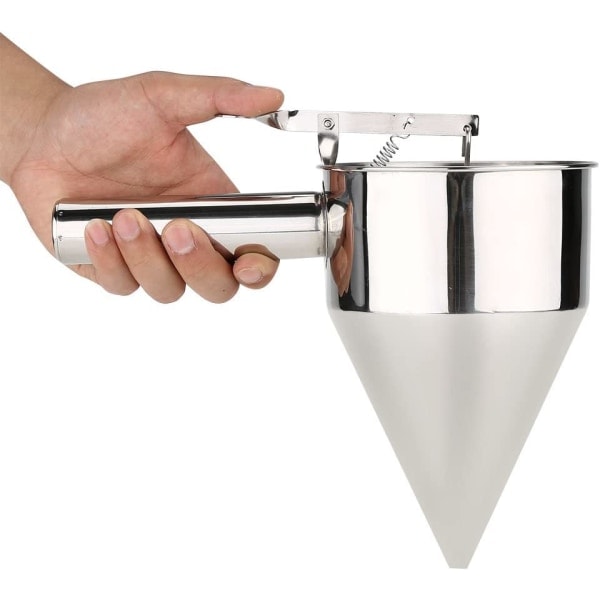 Piston tragt - Tilbage tragt dispenser i rustfrit stål