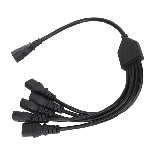 UPS PDU C14 till 5X C13 Strömadapterkabel, 10A 250V Y-delare, Han till Hona Strömkabel, 1.6ft