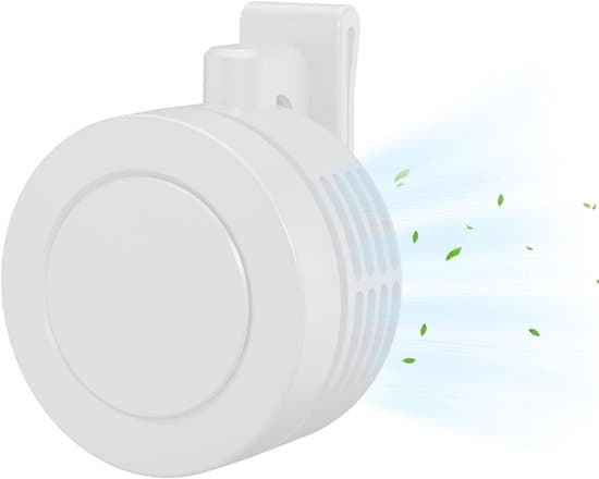 ING Luftkølet radiator - Mini ventilator genopladelig via USB - Bærbar ventilator