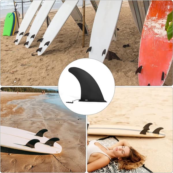Dailygoods - Surfebrettfinne 20cm - Forsterkede erstatningsfinner - Sup