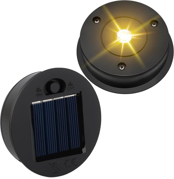Solcelle erstatningspærer (2-pakning, 7 cm), for utendørs hagedekorasjon.