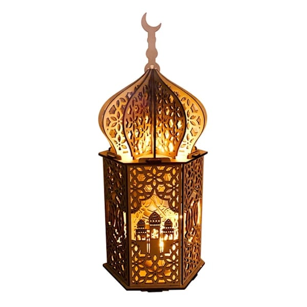 Stereo Palace Lantern LED Eid Festival Ljuskedja Ramadan Dekoration Muslimsk Islam Fest Retro Festival Lykta