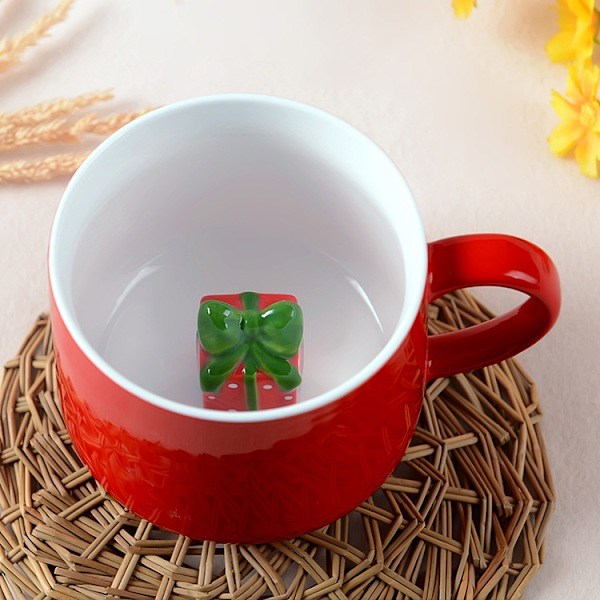 Christmas mugs, coffee, milk, breakfast cups, Christmas gift cups for friends and family