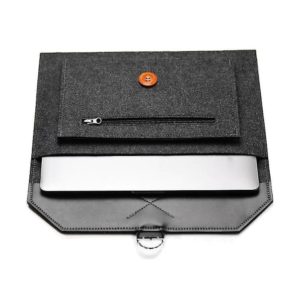14-15,6 tommer computer- og tablet-taske i filt og PU