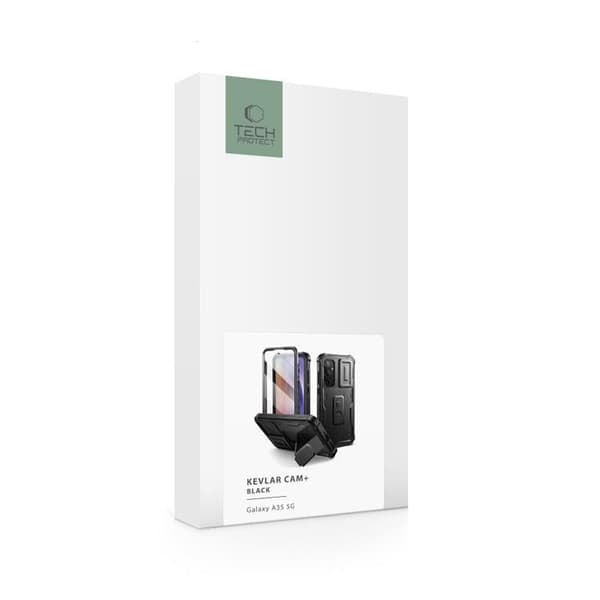 Tech-Protect Galaxy A55 5G Mobilskal Kevlar Cam Plus - Svart 100
