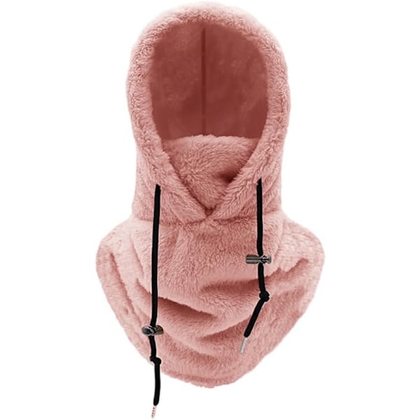 Sherpa Hette Ski-maske Varmer Opplevelsen av Varme på Skitur Unisex Varmt Ski-hette skjerf Polyester Ulike farger, Lys rosa grå Lys rosa grå Pale pink grey