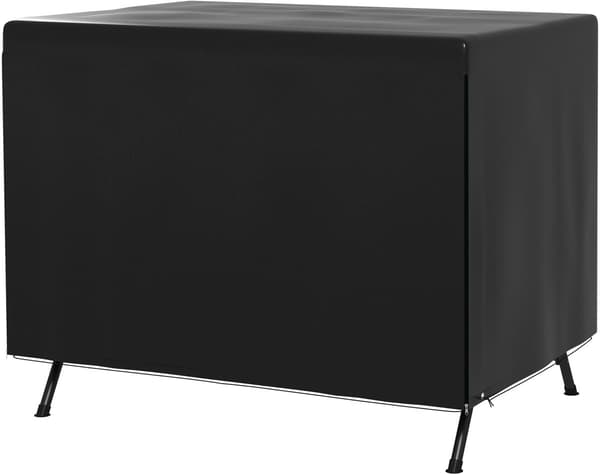 Puutarhakalusteiden suojapeite, 215 cm x 155 cm x 150 cm, musta