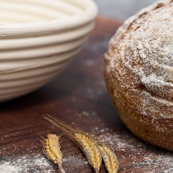 1 Förpackning Brödprovningsset (Runt) Jästprovningskorg - Brödbakningskit Bakverktyg och Tillbehör