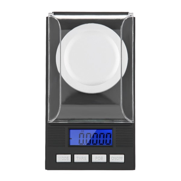 Mini Bärbar 0,001g Precisionsmyckesskala, LED Digital Display, 20g Kapacitet, Fickstorlek
