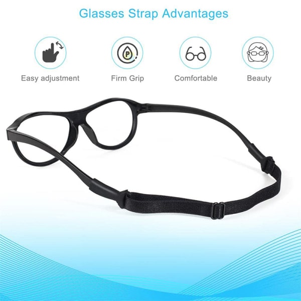 Brillerem med justerbar stropp, ingen hale, øyewear, 1 stk